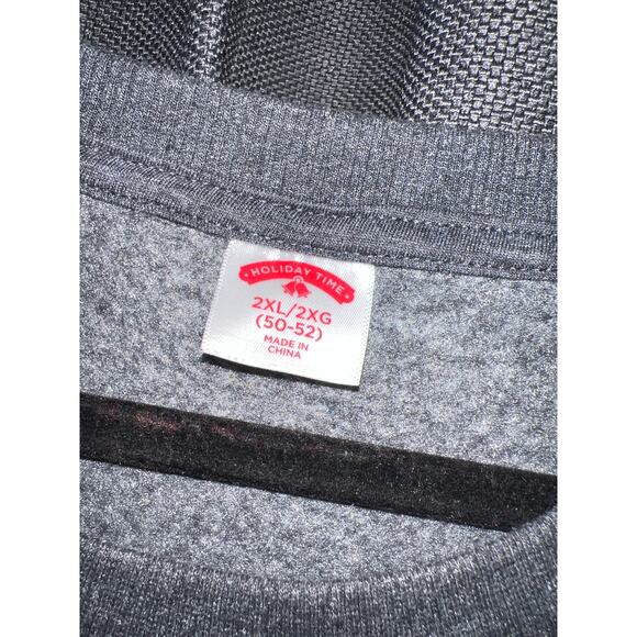 Ugly Christmas Sweater Xmas Sweatshirt Crewneck Size 2XL - Picture 2 of 3